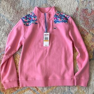 Vineyard Vines Girls Quarter-Zip Pullover